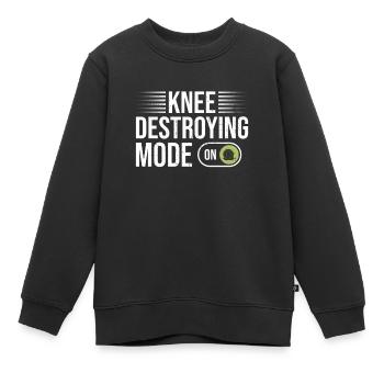 Tile Installer Design Für Teppich- Und - Kinder Premium Organic Sweatshirt - Schwarz - Vorne - AI Model Kid Female (0cm)