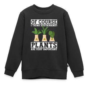 Kernenergie Und Kernkraftwerk - Kinder Premium Organic Sweatshirt - Schwarz - Vorne - AI Model Kid Female (0cm)