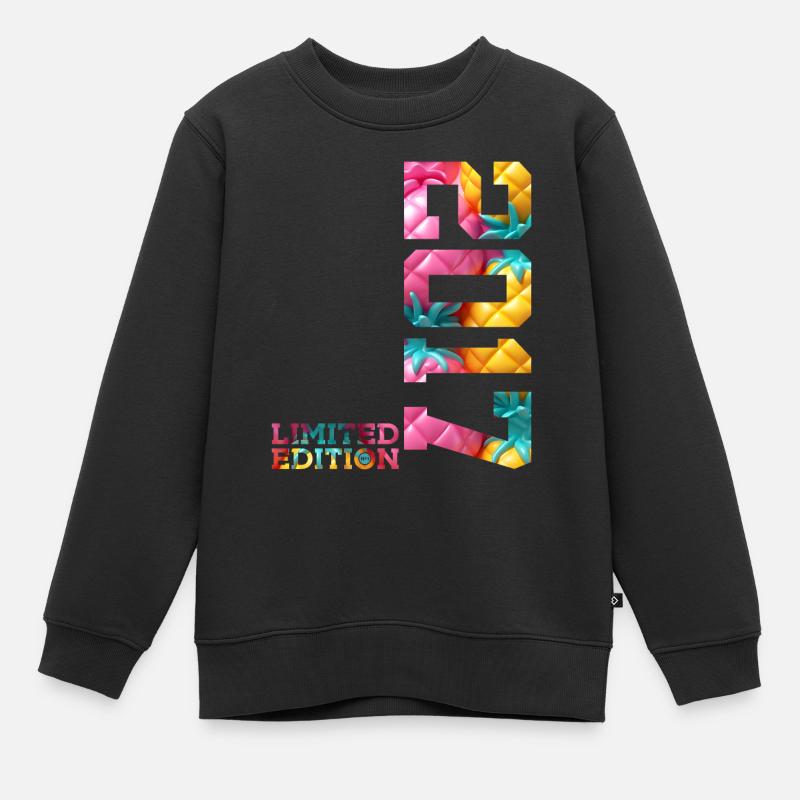 9E ANNIVERSAIRE ÉDITION LIMITÉE 2017 - Sweat Premium enfant bio - noir