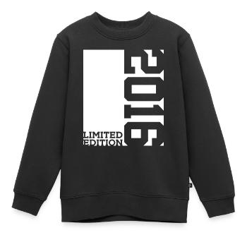 10E ÉDITION LIMITÉE DU 10E ANNIVERSAIRE 2016 - Sweat Premium enfant bio - noir - Devant - AI Model Kid Female (0cm)