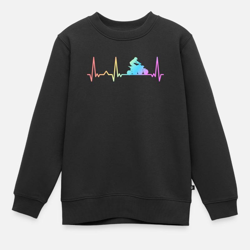 Quad Quad Riders VTT Quad - Sweat Premium enfant bio - noir