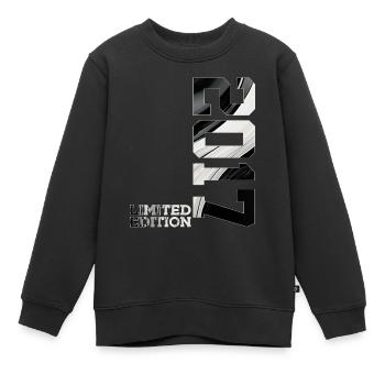 9E ANNIVERSAIRE ÉDITION LIMITÉE 2017 - Sweat Premium enfant bio - noir - Devant - AI Model Kid Female (0cm)