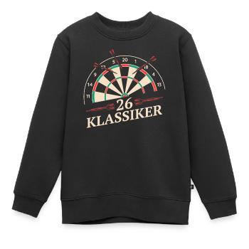 Darts Darts Darts Players Darts - Kids Premium Organic Sweatshirt - black - Front - AI Model Kid Female (0cm)