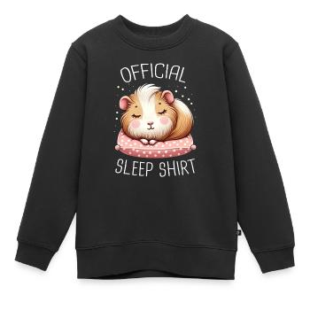 Meerschweinchen - Kinder Premium Organic Sweatshirt - Schwarz - Vorne - AI Model Kid Female (0cm)