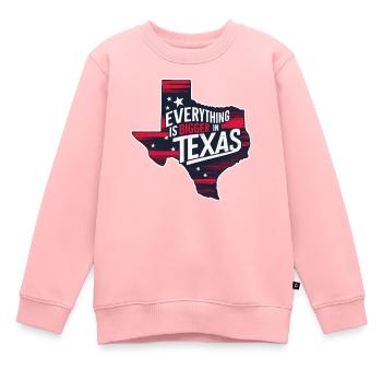 Texas State Texans Texas - Sweat Premium enfant bio - rose - Devant - AI Model Kid Female (0cm)