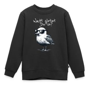 Watt vous regarde alors en disant - Sweat Premium enfant bio - noir - Devant - AI Model Kid Female (0cm)