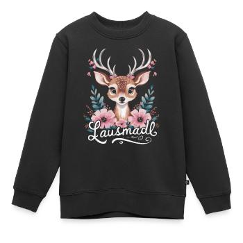 État libre de Bavière Bavarois - Sweat Premium enfant bio - noir - Devant - AI Model Kid Female (0cm)