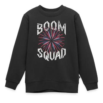 Pyrotechniker Feuerwerk Pyrotechnik - Kinder Premium Organic Sweatshirt - Schwarz - Vorne - AI Model Kid Female (0cm)