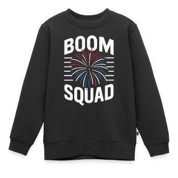 Pyrotechniker Feuerwerk Pyrotechnik - Kinder Premium Organic Sweatshirt - Schwarz - Vorne - AI Model Kid Female (0cm)
