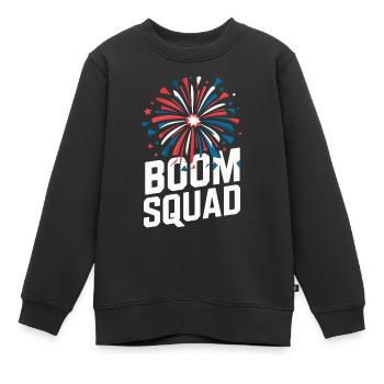 Pyrotechniker Feuerwerk Pyrotechnik - Kinder Premium Organic Sweatshirt - Schwarz - Vorne - AI Model Kid Female (0cm)