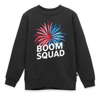 Pyrotechniker Feuerwerk Pyrotechnik - Kinder Premium Organic Sweatshirt - Schwarz - Vorne - AI Model Kid Female (0cm)