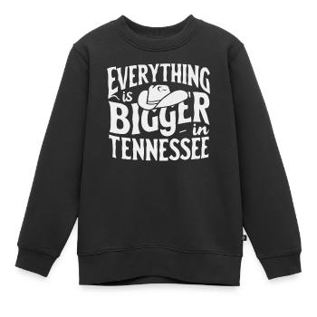 Tennessee USA Amerika - Kinder Premium Organic Sweatshirt - Schwarz - Vorne - AI Model Kid Female (0cm)