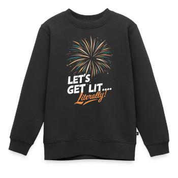 Pyrotechniker Feuerwerk Pyrotechnik - Kinder Premium Organic Sweatshirt - Schwarz - Vorne - AI Model Kid Female (0cm)