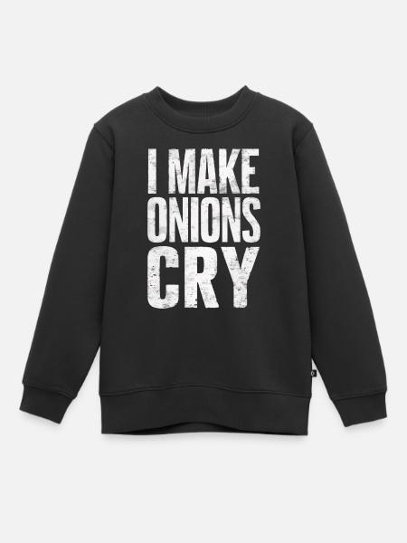 Lustig Sarkasmus sarkastischer Humor Ironie - Kinder Premium Organic Sweatshirt - Schwarz