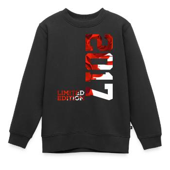 9E ANNIVERSAIRE ÉDITION LIMITÉE 2017 - Sweat Premium enfant bio - noir - Devant - AI Model Kid Female (0cm)