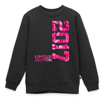 9E ANNIVERSAIRE ÉDITION LIMITÉE 2017 - Sweat Premium enfant bio - noir - Devant - AI Model Kid Female (0cm)