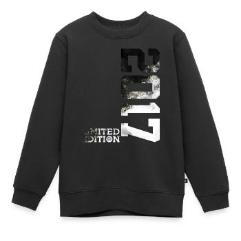 9E ANNIVERSAIRE ÉDITION LIMITÉE 2017 - Sweat Premium enfant bio - noir - Devant - AI Model Kid Female (0cm)