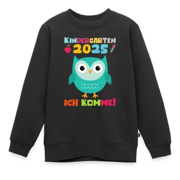 Kita de cadeaux pour enfants de la maternelle 2025 Décoration 2025 - Sweat Premium enfant bio - noir - Devant - AI Model Kid Female (0cm)