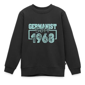 Deutsch 1968 - Kinder Premium Organic Sweatshirt - Schwarz - Vorne - AI Model Kid Female (0cm)
