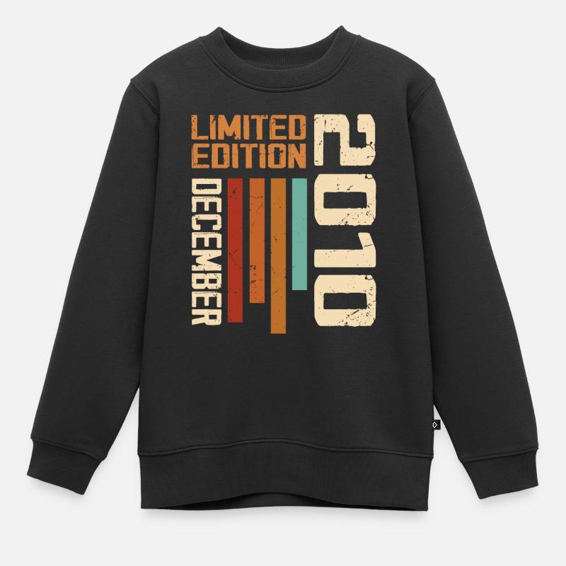 Dezember 2010 - 2010 Dezember - Kinder Premium Organic Sweatshirt - Schwarz