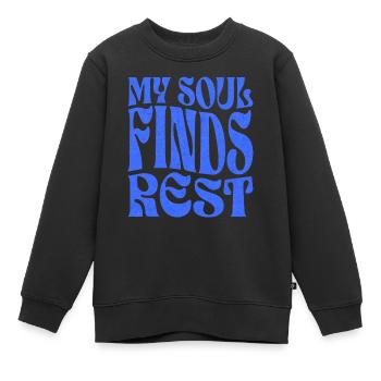Christentum Christlicher Bibelvers - Kinder Premium Organic Sweatshirt - Schwarz - Vorne - AI Model Kid Female (0cm)