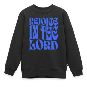 Christentum Christlicher Bibelvers - Kinder Premium Organic Sweatshirt - Schwarz - Vorne - AI Model Kid Female (0cm)