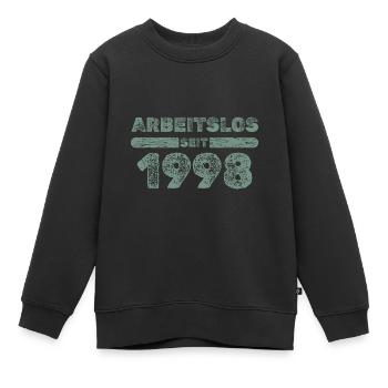 Witzig 1998 - Kinder Premium Organic Sweatshirt - Schwarz - Vorne - AI Model Kid Female (0cm)