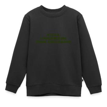 Alexa, Se désabonner de l’âge adulte - Sweat Premium enfant bio - noir - Devant - AI Model Kid Female (0cm)