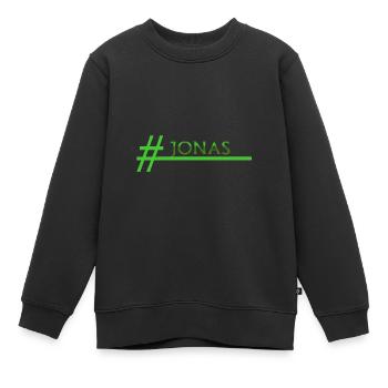 JONAS Jonas - Sweat Premium enfant bio - noir - Devant - AI Model Kid Female (0cm)