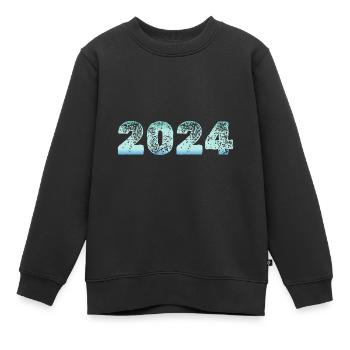Froid 2024 - Sweat Premium enfant bio - noir - Devant - AI Model Kid Female (0cm)