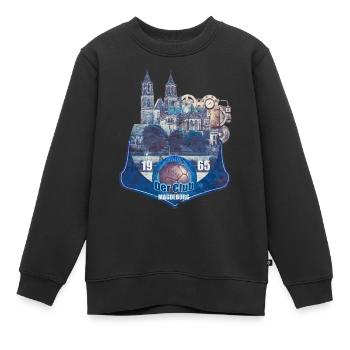 magdeburg an der elbe - Kinder Premium Organic Sweatshirt - Schwarz - Vorne - AI Model Kid Female (0cm)