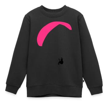 paragliding - Kinder Premium Organic Sweatshirt - Schwarz - Vorne - AI Model Kid Female (0cm)