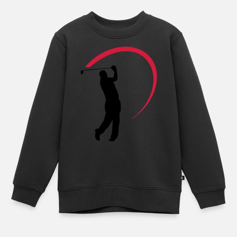 golf - Sweat Premium enfant bio - noir