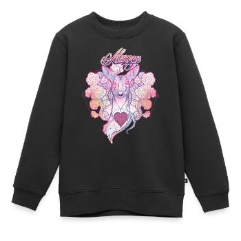 Harry Potter Patronus Hirschkuh Always - Kinder Premium Organic Sweatshirt - Schwarz - Vorne - AI Model Kid Female (0cm)