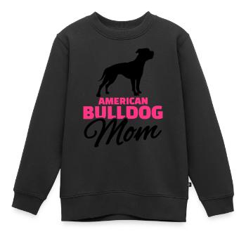 Bulldogge - Kinder Premium Organic Sweatshirt - Schwarz - Vorne - AI Model Kid Female (0cm)