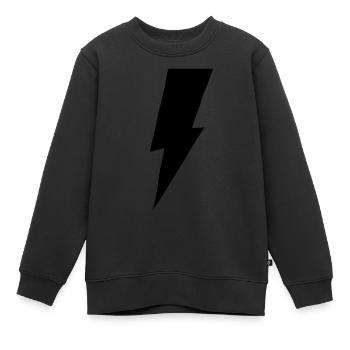 Téléchargé - Sweat Premium enfant bio - noir - Devant - AI Model Kid Female (0cm)