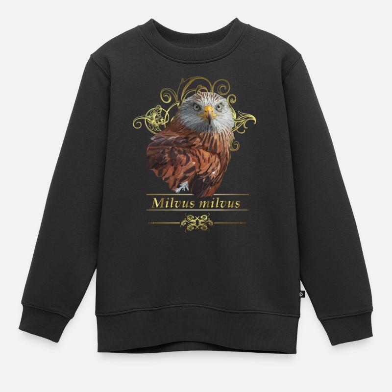 red kite - Kids Premium Organic Sweatshirt - black