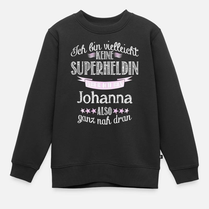 johanna - Kinder Premium Organic Sweatshirt - Schwarz