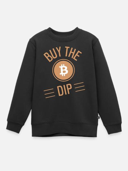 Buy the dip - Kids Premium Organic Sweatshirt - black