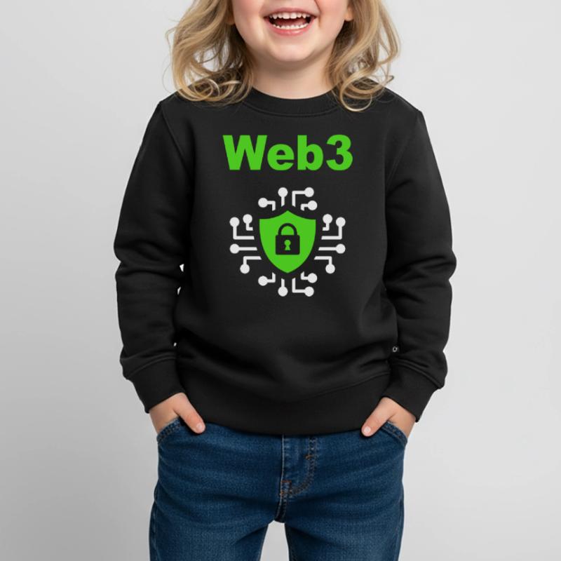 Web3 Cryptocurrency Blockchain Software Developer Kinder Premium Organic Sweatshirt