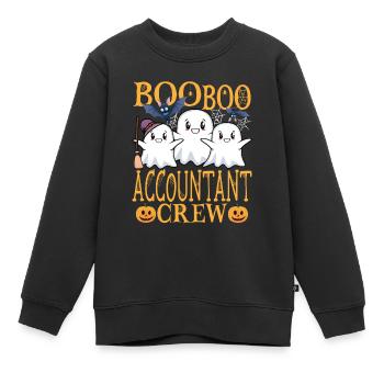 Buchhalter uu Lustiger Buchhalter - Kinder Premium Organic Sweatshirt - Schwarz - Vorne - AI Model Kid Female (0cm)