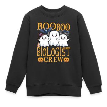Biologe uu Lustiger Biologe - Kinder Premium Organic Sweatshirt - Schwarz - Vorne - AI Model Kid Female (0cm)