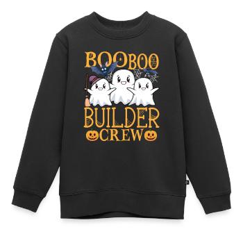 Bauarbeiter Bauherr Baumeister Spruch - Kinder Premium Organic Sweatshirt - Schwarz - Vorne - AI Model Kid Female (0cm)