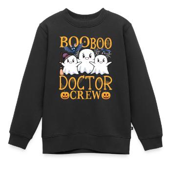 Doktor uu Lustig Doktor - Kinder Premium Organic Sweatshirt - Schwarz - Vorne - AI Model Kid Female (0cm)