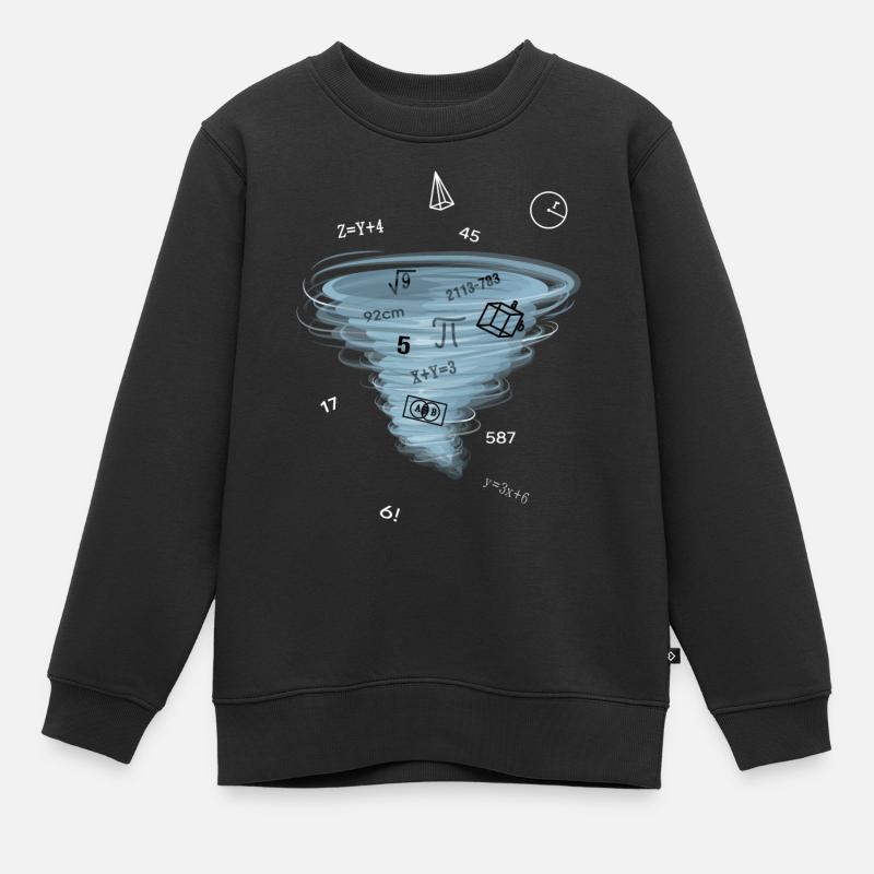 Cours de mathématiques Mathématiques Solution à un problème mathématique - Sweat Premium enfant bio - noir