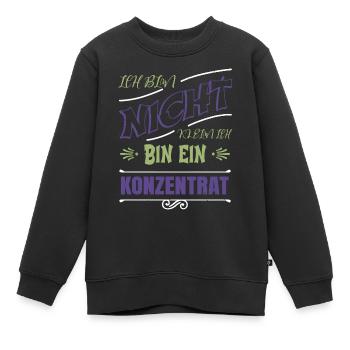 angeber geburtstagsgeschenk humor egoismus albern - Kinder Premium Organic Sweatshirt - Schwarz - Vorne - AI Model Kid Female (0cm)