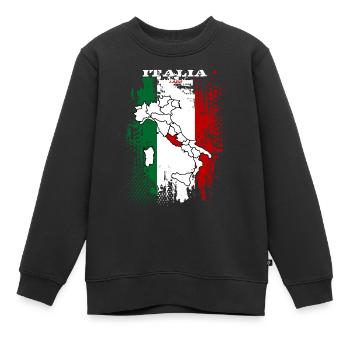 Regione Lazio - Kinder Premium Organic Sweatshirt - Schwarz - Vorne - AI Model Kid Female (0cm)