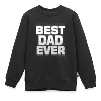 Bester Vater aller Zeiten - Kinder Premium Organic Sweatshirt - Schwarz - Vorne - AI Model Kid Female (0cm)