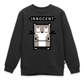 Prisonhamster - Kids Premium Organic Sweatshirt - black - Front - AI Model Kid Female (0cm)