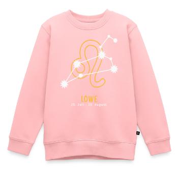 Sternzeichen Illustration Löwe - Kinder Premium Organic Sweatshirt - Rosa - Vorne - AI Model Kid Female (0cm)